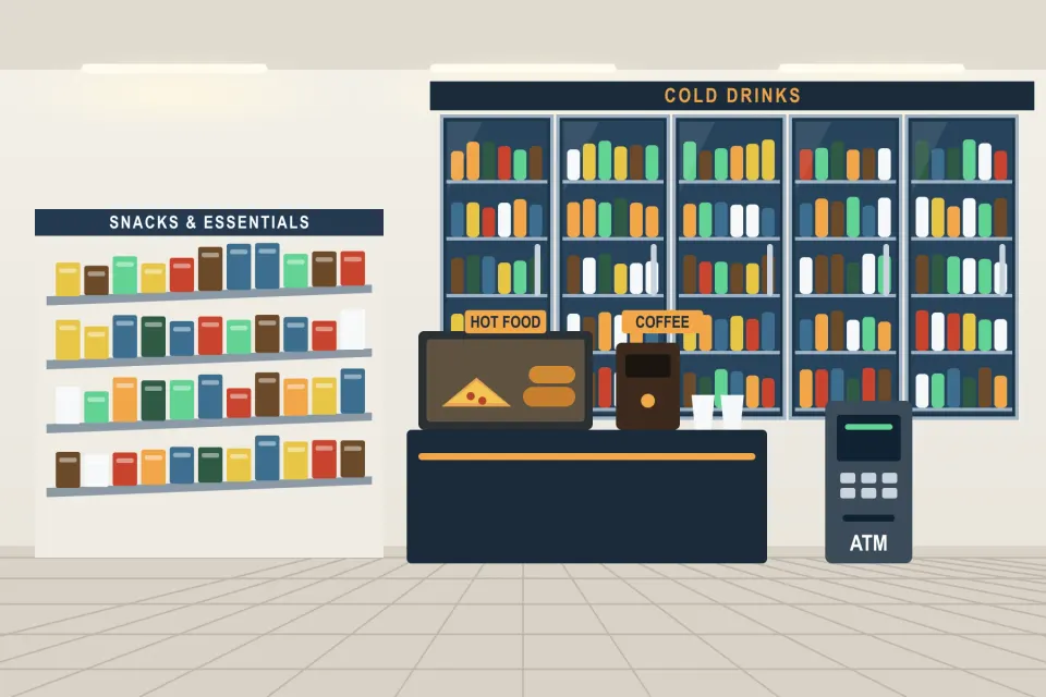 Illustration: Inside Heaven Mart